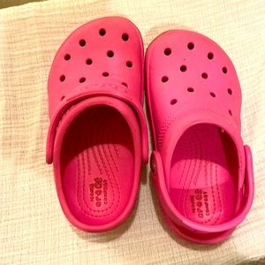 Pink size 9 CROCS